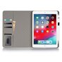 Structure nervur&eacute;e en simili cuir compatible avec la housse iPad Pro 11 pouces 2018 - Bleu Marron