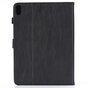 &Eacute;tui portefeuille en cuir de style r&eacute;tro pour iPad Pro 12,9 pouces 2018 - Noir