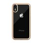 Coque transparente LEEU Design Gold pour iPhone XR - Or