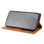 &Eacute;tui de couverture en simili cuir de style portefeuille vintage &eacute;tui compatible avec iPhone XS Max - Marron