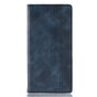 Etui Portefeuille Vintage en faux cuir iPhone X XS - Etui bleu