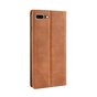 &Eacute;tui Vintage Biblioth&egrave;que Portefeuille en Cuir Artificiel &eacute;tui compatible avec iPhone 7 Plus 8 Plus - Marron