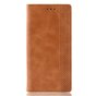 &Eacute;tui portefeuille en simili cuir vintage compatible avec iPhone XR - &Eacute;tui marron