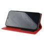 &Eacute;tui portefeuille en simili cuir vintage compatible avec iPhone XR - &Eacute;tui rouge