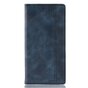 Etui Portefeuille Vintage en faux cuir iPhone XR - Etui bleu