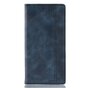 &Eacute;tui portefeuille en simili cuir vintage compatible avec iPhone XR - &Eacute;tui bleu