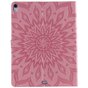 Cuir compatible avec iPad Pro 12,9 Pouces 2018 Couverture De Cas Portefeuille D&#039;impression De Tournesol - Rose