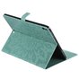 &Eacute;tui portefeuille en cuir pour iPad Pro 12,9 pouces 2018 avec impression tournesol - vert