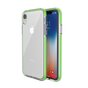 Coque de protection &agrave; bord color&eacute; compatible avec iPhone XR Case TPE TPU Back Cover - Vert