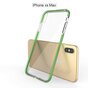Coque de protection &agrave; bord color&eacute; compatible avec iPhone XS Max Case TPE TPU Back Cover - Vert