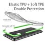 Coque de protection color&eacute;e pour iPhone X XS Coque arri&egrave;re TPE TPU - Vert