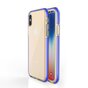 Coque de protection color&eacute;e pour iPhone X XS Coque TPE TPU - Bleu