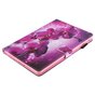 Etui &agrave; rabat pour fleur d&#039;orchid&eacute;e iPad mini 1 2 3 4 5 - Violet Rose