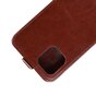 Etui Portefeuille Vertical en Similicuir Flip pour iPhone 11 Pro Max - Marron