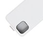 &Eacute;tui portefeuille en simili cuir &agrave; rabat vertical &eacute;tui compatible avec iPhone 11 Pro Max - Blanc