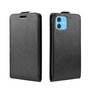 &Eacute;tui portefeuille en simili cuir &agrave; rabat vertical &eacute;tui compatible avec iPhone 11 - Noir