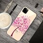 Coque iPhone 11 Pro Max TPU Flexible Butterfly Tree Butterflies Arbre Rose Chaud - Transparent