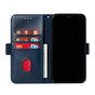 &Eacute;tui portefeuille en cuir pour biblioth&egrave;que de portefeuille compatible avec iPhone 11 Pro Max - Bleu