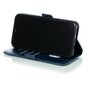 &Eacute;tui portefeuille en cuir pour biblioth&egrave;que de portefeuille compatible avec iPhone 11 Pro Max - Bleu