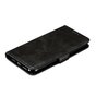 &Eacute;tui portefeuille en cuir pour biblioth&egrave;que portefeuille compatible avec iPhone 11 - Noir