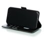 &Eacute;tui portefeuille en cuir pour biblioth&egrave;que portefeuille compatible avec iPhone 11 - Noir