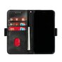 &Eacute;tui portefeuille en cuir pour biblioth&egrave;que portefeuille compatible avec iPhone 11 Pro - Noir