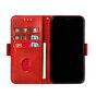 Etui portefeuille en cuir pour iPhone 11 Pro - Rouge