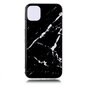 &Eacute;tui noir en pierre naturelle avec motif en marbre iPhone 11 Pro