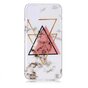 Coque en TPU pour iPhone 11 Pro Max en forme de triangle en or rose