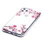 Fleurs Rose Branches Nature Case Case TPU iPhone 11 Pro Max Transparent