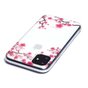 Coque Nature Fleurs Branches Roses en TPU compatible avec iPhone 11 - Transparente