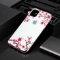 Coque Nature Fleurs Branches Roses en TPU compatible avec iPhone 11 - Transparente