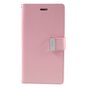 &Eacute;tui Portefeuille 7 Cartes Mercury Goospery Leather iPhone 7 Plus 8 Plus - Rose