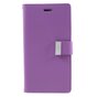 &Eacute;tui Portefeuille 7 Cartes Mercury Goospery Leather iPhone 7 Plus 8 Plus - Violet