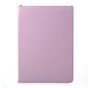 Housse de protection &agrave; rabat en cuir artificiel 360 tours - convient compatible avec iPad 2017 2018 - Rose