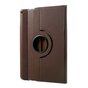 &Eacute;tui Folio en Cuir Grain Litchi compatible avec iPad 2017 2018 - Marron