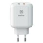 Chargeur double USB Baseus Bojure Series QC3.0 - Blanc