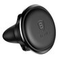 Support de t&eacute;l&eacute;phone &agrave; grille de ventilation magn&eacute;tique &agrave; 360 degr&eacute;s Baseus compatible avec iPhone Samsung - Noir