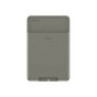 Baseus Porte-cartes en silicone Porte-cartes pour smartphone pour l&#039;arri&egrave;re de votre t&eacute;l&eacute;phone - Gris fonc&eacute;