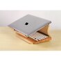 SAMDI Laptop en bois MacBook Pro vers 15 pouces Support Desk Standard Stand