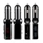 Sans Fil Bluetooth 2.0 Mains Libres Prise De Cigarette Chargeur De Voiture Double USB Transmetteur FM Kit De Voiture - Noir