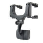 Support universel pour smartphone avec pince sur r&eacute;troviseur int&eacute;rieur de voiture compatible avec iPhone