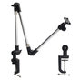 Support Tablette Universel Bras de Table 3 attaches - Aluminium rotation 360 degr&eacute;s