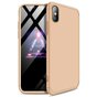 Coque iPhone XR 360 Protection Case Cover - Or