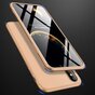 Housse de protection 360&deg; la coque compatible avec iPhone XR - Or