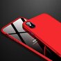 Housse de protection 360&deg; la coque compatible avec iPhone XR - Rouge
