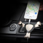 Grille de Ventilation Iron Claw - Support de Grille d&#039;a&eacute;ration Automatique pour Voiture Smartphone compatible avec iPhone - Noir