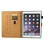 Housse en cuir &agrave; rabat avec &icirc;le tropicale de plage compatible avec iPad mini 1 2 3 4 5 - Bleu Vert