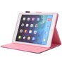 Housse en cuir &agrave; rabat de fleur d&#039;orchid&eacute;e compatible avec iPad mini 1 2 3 4 5 - Rose pourpre