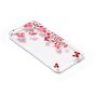 Coque en TPU Blossom compatible avec iPhone 7 8 SE 2020 SE 2022 - Transparent Rose Rouge